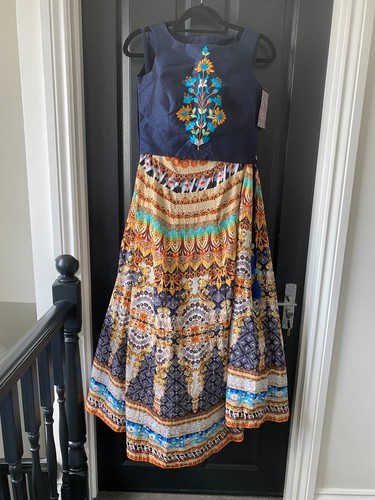 Indianer outfit dunkelblau - -,