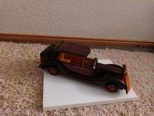 Handgefertigtes deko holzauto - deko,