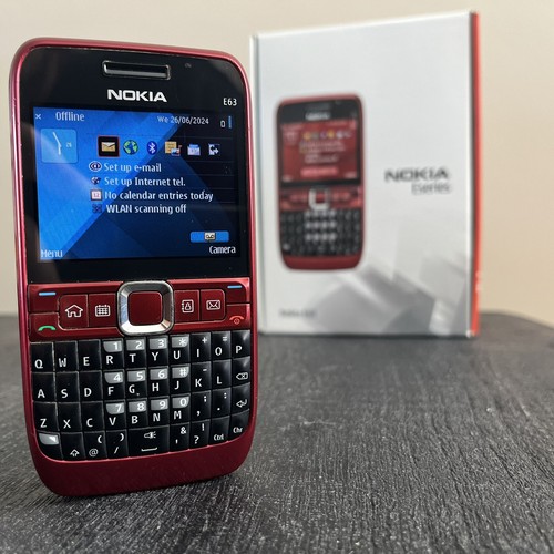 Nokia e63 rot komplett box - komplett,