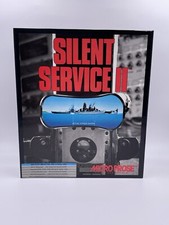 Silent Service II Micro prose PC 3.5" Floppy Diskette Big Box Computer Spiel