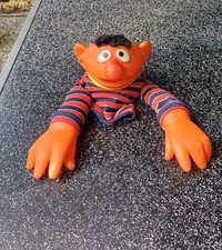 Vintage Ernie Sesamstraße Handpuppe 1970s