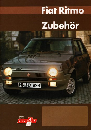 Prospekt fiat ritmo zubehör - prospekt,