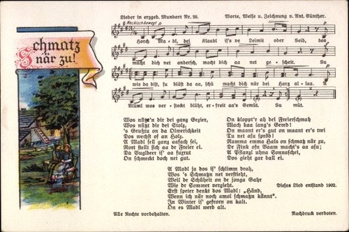 Lied günther anton - ak, günther,