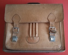 Schultasche Leder Tasche Aktentasche Lehrertasche vintage - Rindsleder