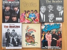 Sechs verschiedene Bücher über die Beatles (Songbook, usw.)