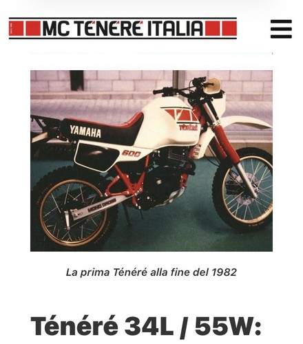 Yamaha ténéré 600 34l - yamaha, (34l