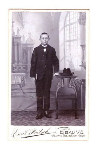 Cdv foto 1910 junge - foto, um