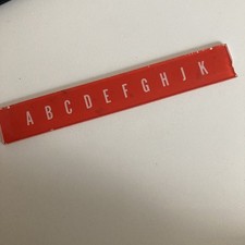 Ami Continental2 Buchstaben Glas A -K Ami Rowe Jukebox