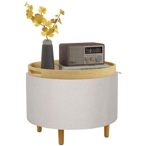 Homcom sitzhocker ottomane - sitzhocker,