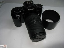 Canon SLR Kamera EF-M + Sigma Zoom-Objektiv Tele 100-300/4,5-6,7 lens MF-Focus 