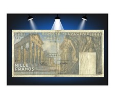 1000 Francs TUNESIEN 1950