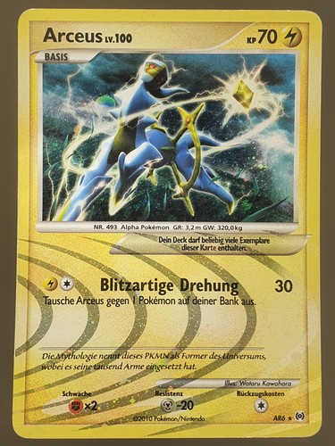 Arceus platin holo rare ar6 - platin,