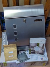 Briefkasten Edelstahl mit
