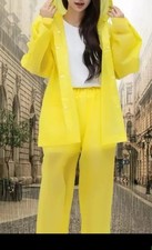 Regenanzug in Gelb 2 Tlg