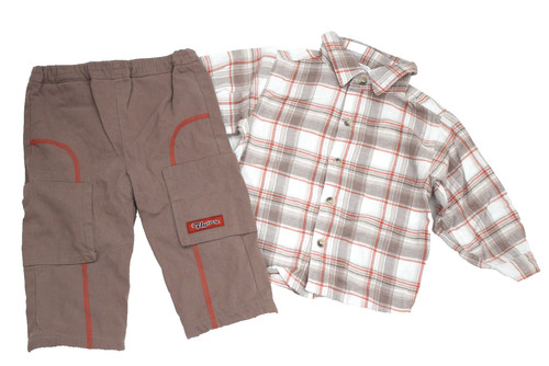 2tlg set gefütterte hose - set,