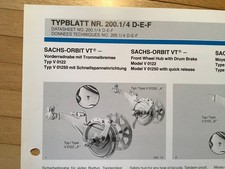 Fichtel sachs typblatt - &,