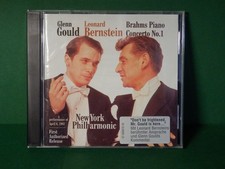 Musik CD GOULD  BERNSTEIN  Brahms Klavierkonzert 1   RARITÄT