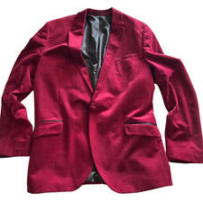 extravagantes rotes Samtsakko