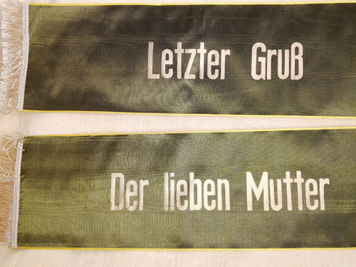 Kranzschleife trauerschleife - kranzschleife,