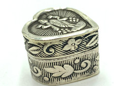 Antik Pillendose Silber