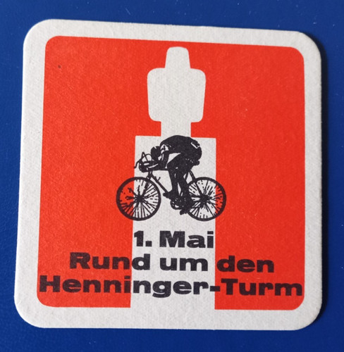 Bierdeckel brauerei henninger - bierdeckel,