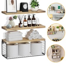 3er Wandregal Holz Küche