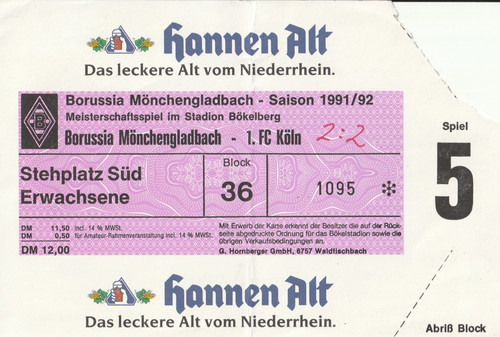Ticket borussia - ticket,