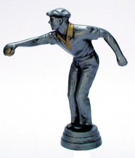 Boule/Petanque-Figur auf