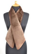 Z296 NUTRIA STOLA PELZ PELZSTOLA KRAGEN FELL SCHAL RIVER MINK BEAVER FUR COLLAR