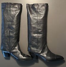 Giorgio Fabiani Leder Stiefel Boots Stulpenstiefel Western Cowboy 