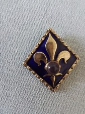 ARS MUNDI - Anhänger FRANZÖSISCHE LILIE 925 SterlingSilber Vergoldet