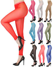 Transparente Leggings in Sommerfarben / Durchsichtige Netz Leggings Strumpfhose 