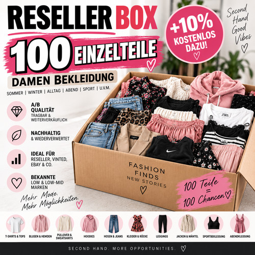 Reseller 100 teile damen - teile,