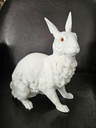Figur weisser hase - figur, aus
