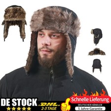 Russenmütze Fliegermütze Winter Fellmütze Wintermütze Pelzmütze Pilotenmütze