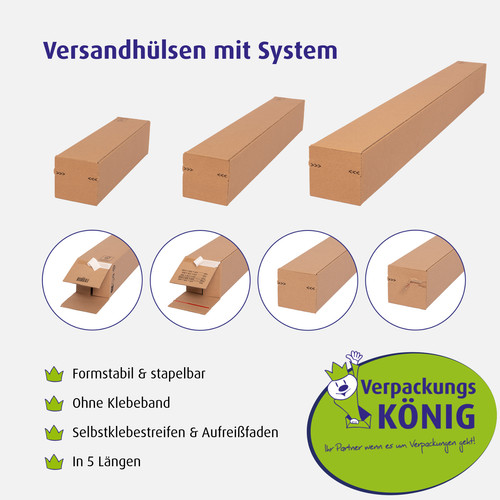 Versandhülsen lange kartons - versandhülsen,