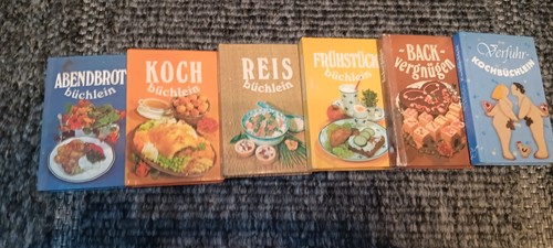Minikochbücher aus der ddr - der,