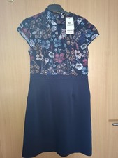 Damen Kleid Dunkelblau Blau