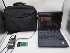 Retro Laptop Dell Latitude PP01L C600/C500 mit originaler Dell-Tasche u. Zubehör