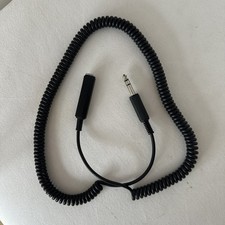 Spiralverlängerungskabel 6,35mm Klinke Buchse Stereo 2m Kabel verlängerungskabel