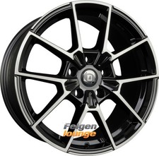 4x DIEWE WHEELS NEVE Black Diamond 8x19 ET46 5x112 Alufelgen 19 Zoll