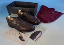 Allen Edmonds Cambridge Pferdeleder Shell Cordovan Schuhe braun Gr.40  (F23-1020