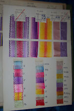 1959 Mustermappe Geschenkband Dekoband Biedermeier Manschetten antik vintage