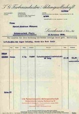 I.G. FARBEN Bayer Höchst BASF