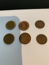 Konvolut DM Münzen, 1, 2, 5