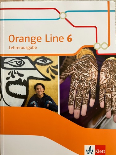 Orange line schulbuch - line,