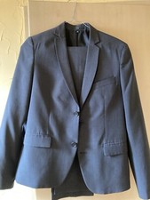 Klassischer Anzug Dunkelgrau Gr. 164 von Weise-Kaum Getragen