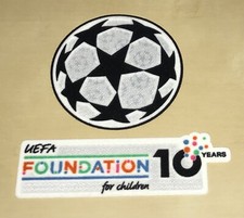 Original Champions League Trikot Patch Set Matchworn Size BVB Frankfurt 2025/26