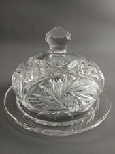 Kristallglas Butterdose EDEL