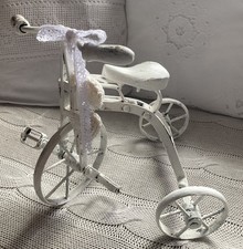 Shabby Vintage Look Landhaus Deko Metall Fahrrad Dreirad Upcycling -624